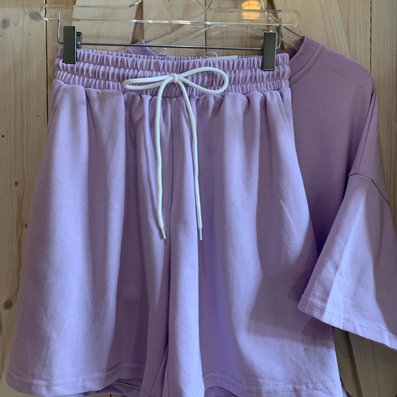 2-in-1 Wisteria ss Sweatshirt + Short (custom) SET - Picture 14 of 16